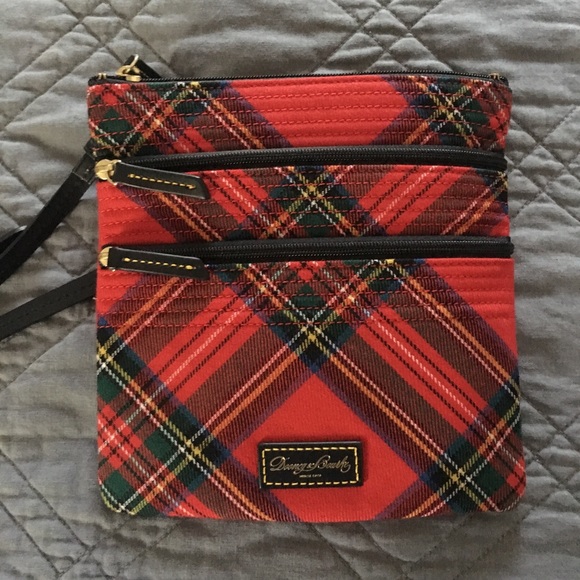 Dooney & Bourke Handbags - Dooney and Bourke Na Plaid Cloth Crossbody Bag